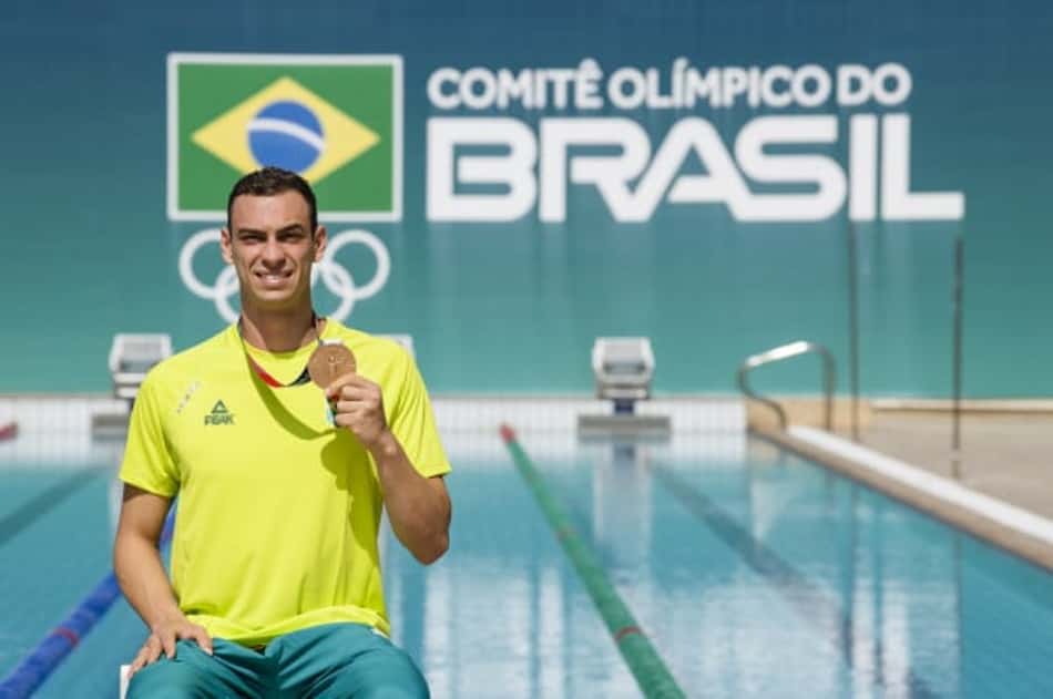 Orgulhoso com o bronze em Tóquio, Scheffer se empolga: 'Minha prova foi uma pintura do Monet'