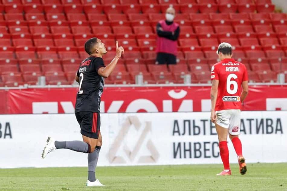 Gilberto marca pelo Benfica na pré-eliminatória da Champions: 'Ficará marcado na minha memória'
