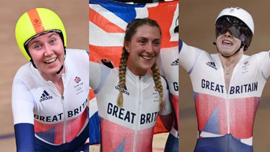 Ciclismo de pista: Grã-Bretanha sobe ao pódio no madison feminino e no sprint masculino em Tóquio