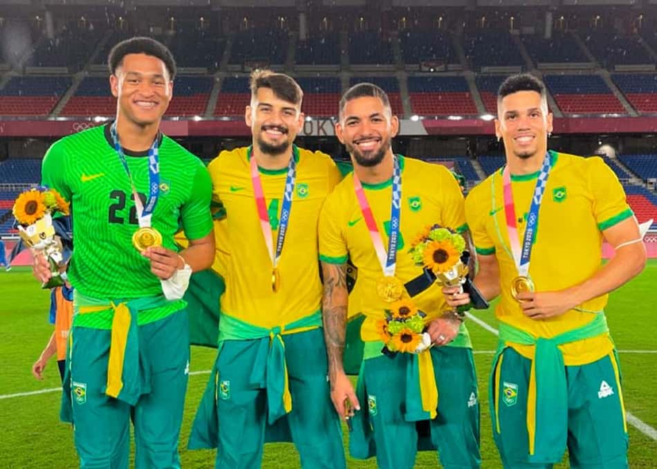 Lucão, Ricardo Graça, Paulinho e Douglas Luiz