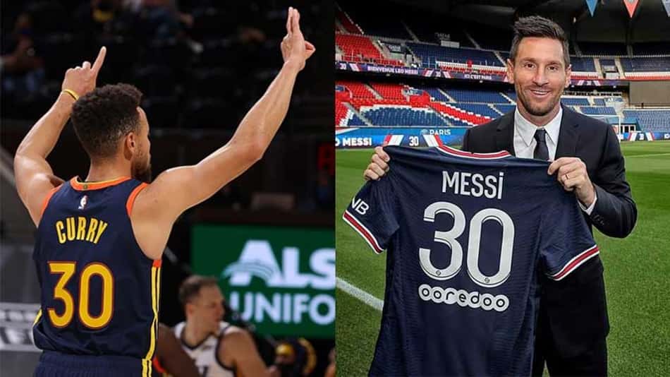 Stephen Curry responde Messi por escolha da camisa 30 no PSG