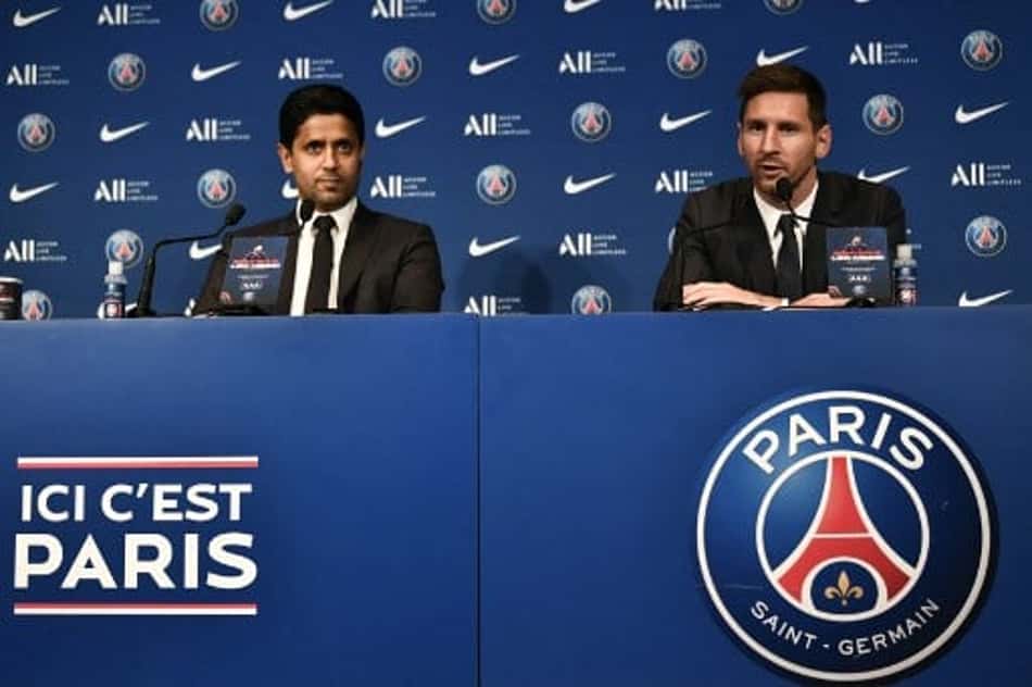 Presidente do PSG exalta chegada de Messi, manda recado para Mbappé e tira peso sobre a Champions
