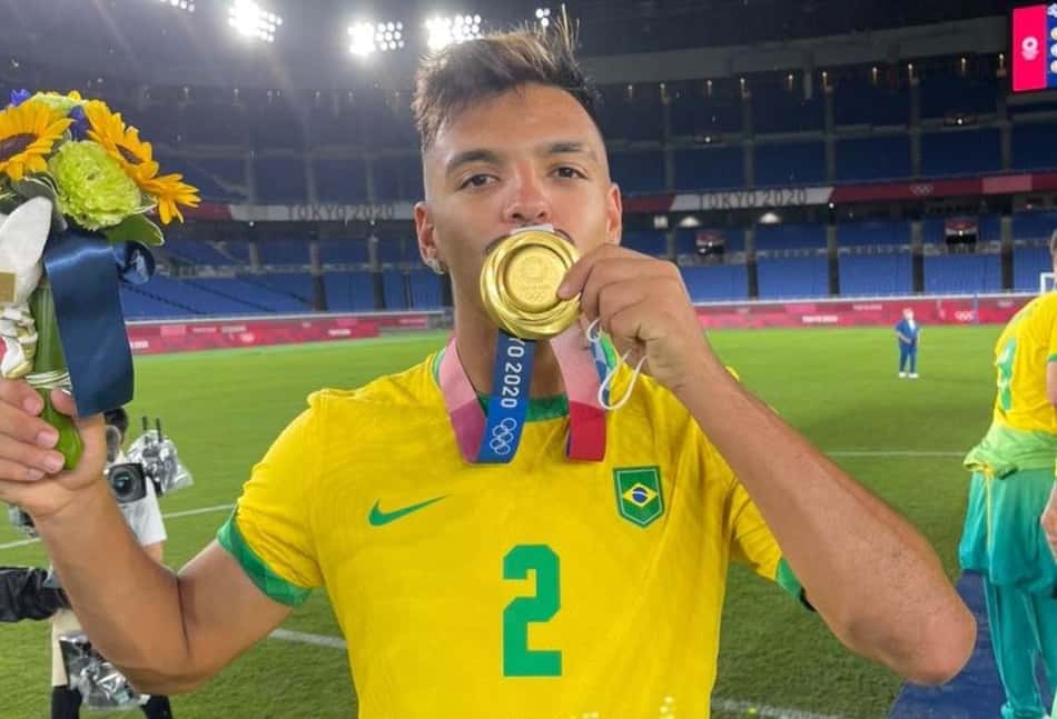 Gabriel Menino comemora volta ao Palmeiras após a Olimpíada: 'Estou em casa'