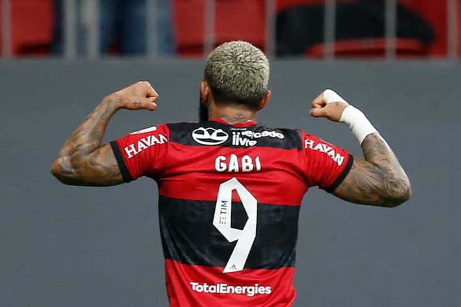 Gabigol mantém 'discurso modesto' após Flamengo golear o Olimpia: 'Seguimos com os pés no chão'