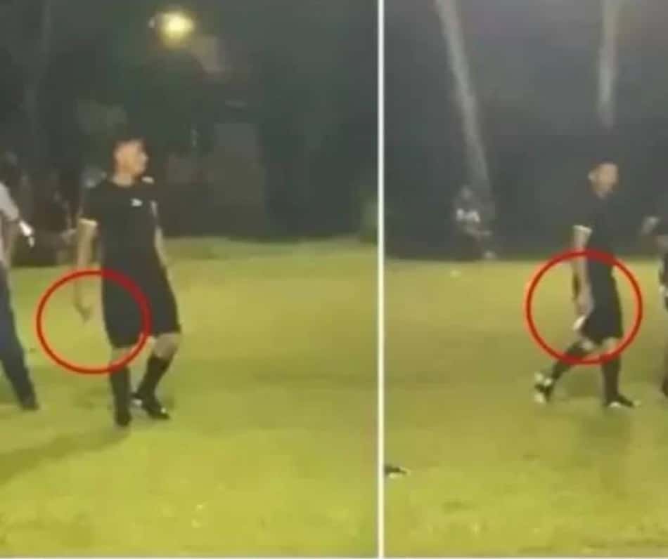 Árbitro usa arma para ameaçar torcedores que invadiram gramado em Honduras