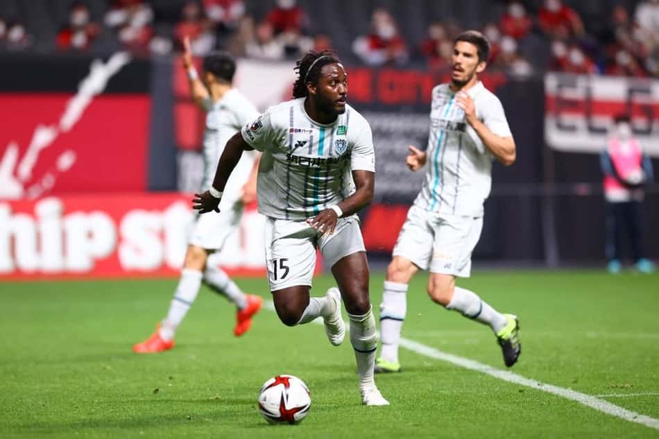 Cauê Silva celebra vitória do Avispa Fukuoka no Campeonato Japonês: 'Continuar nessa pegada'