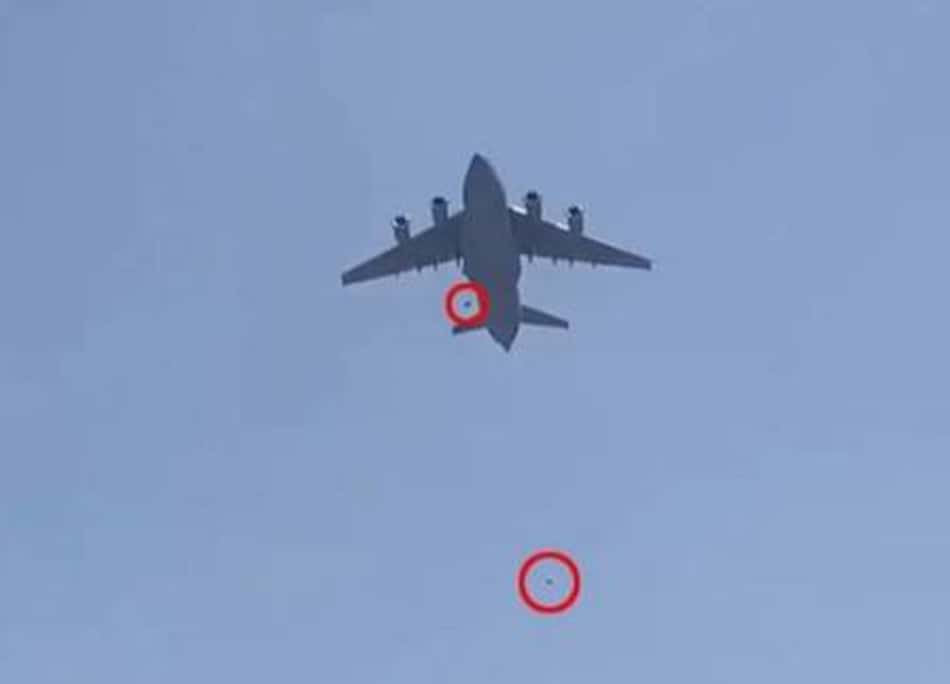 Avião dos EUA no Afeganistão