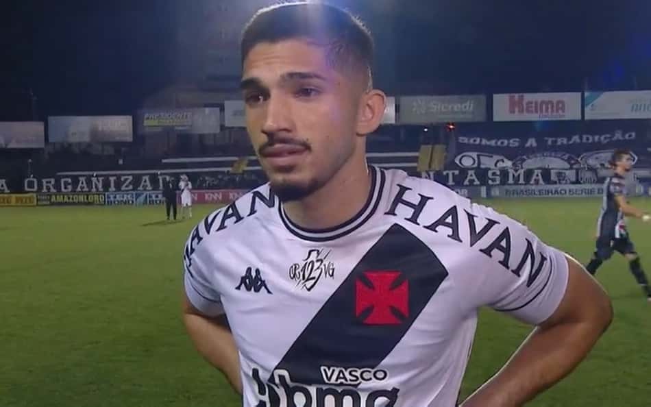 Andrey desabafa após nova derrota do Vasco: 'Tem de ter vergonha na cara, saber que está uma m…'
