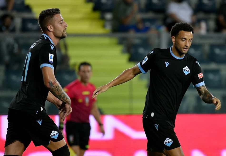 Felipe Anderson comemora reestreia com vitória e assistência pela Lazio: 'Voltei para minha casa'