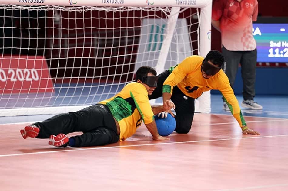 Brasil estreia nas Paralimpíadas com goleada sobre a Lituânia no goalball