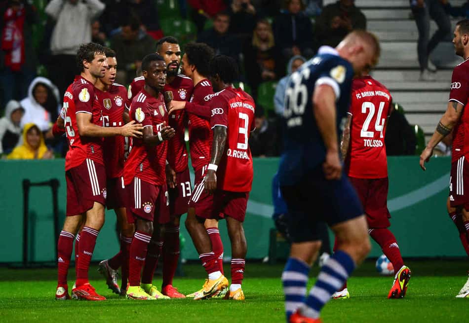 Bayern de Munique goleia time da quinta divisão por 12 a 0 e avança na Copa da Alemanha