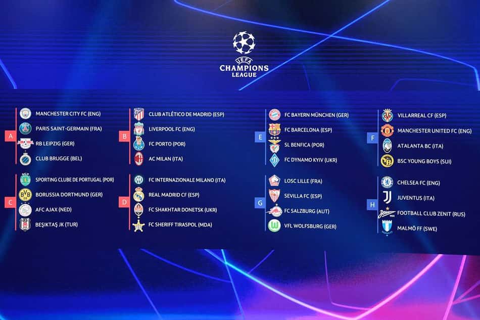 Com Manchester City e PSG na mesma chave, Uefa sorteia grupos da Champions League