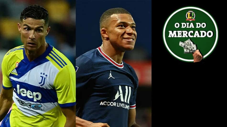 Cristiano Ronaldo se aproxima do City, Real Madrid faz nova proposta por Mbappé, Roger Guedes dá pistas sobre futuro… O Dia do Mercado