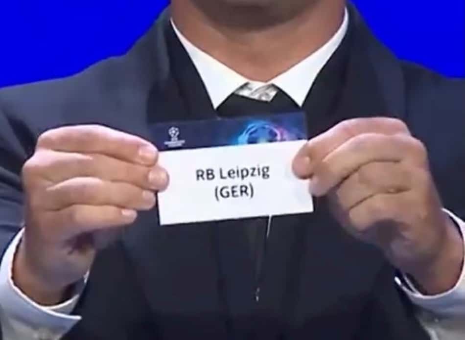 Efeito PSG e City: Reação inusitada de dirigentes do RB Leipizig no sorteio da Champions viraliza