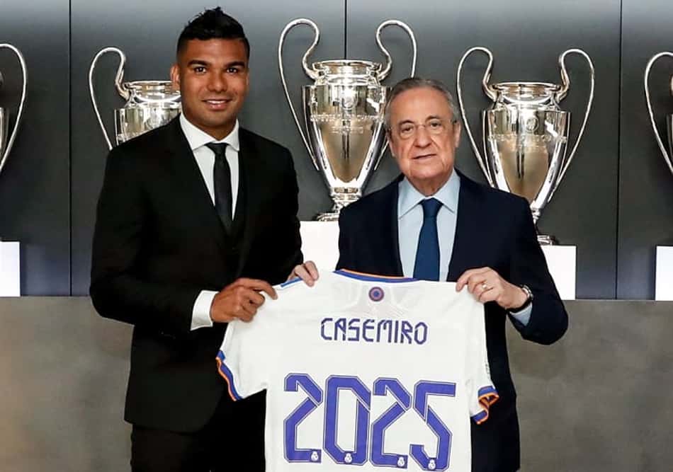 Real Madrid renova contrato de Casemiro até 2025