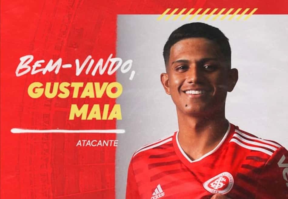 Gustavo Maia, atacante ex-São Paulo, é contratado pelo Internacional