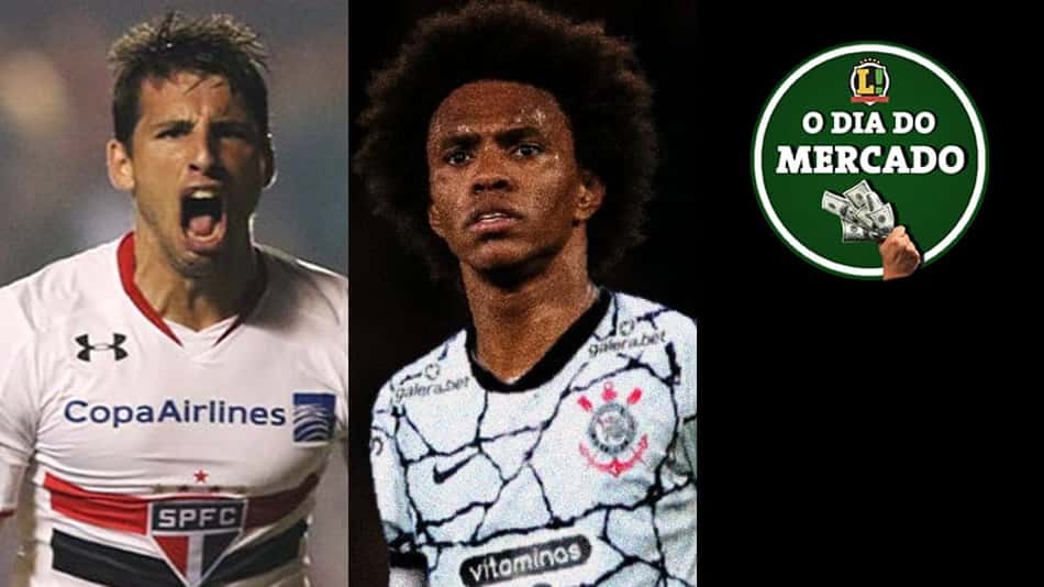 São Paulo fecha com Calleri, Willian é do Corinthians, Flamengo negocia com David Luiz… O Dia do Mercado