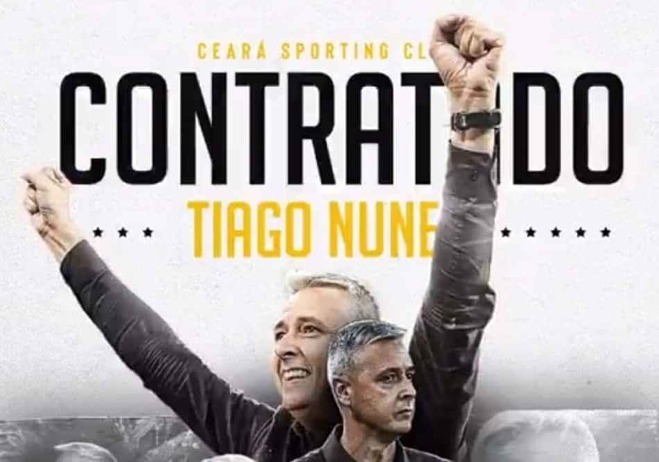 Tiago Nunes é anunciado pelo Ceará como o novo técnico da equipe