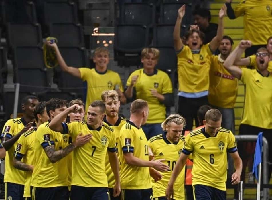 Suécia sai atrás, mas consegue virada e vence a Espanha pelas Eliminatórias