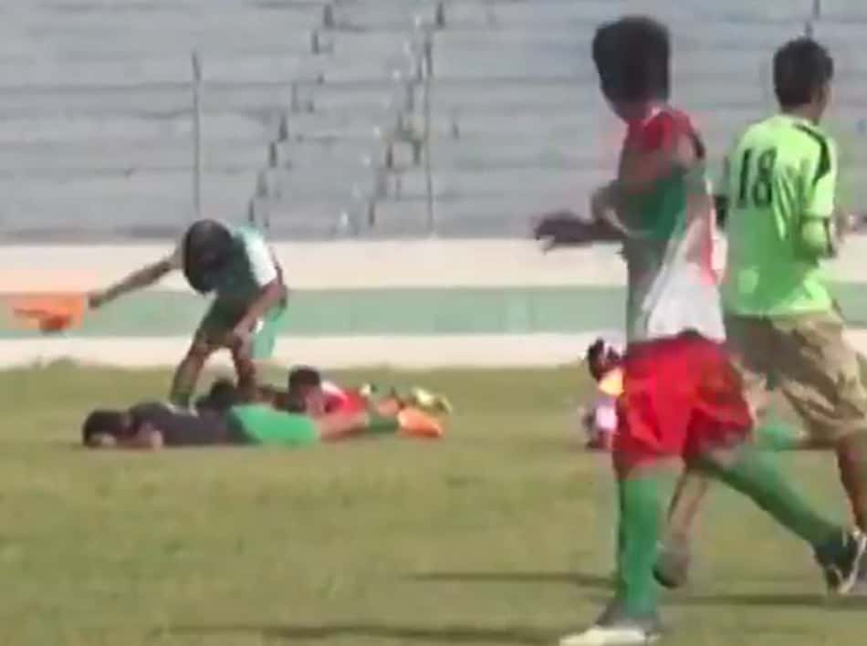 Ataque intenso de abelhas interrompe partida no futebol boliviano