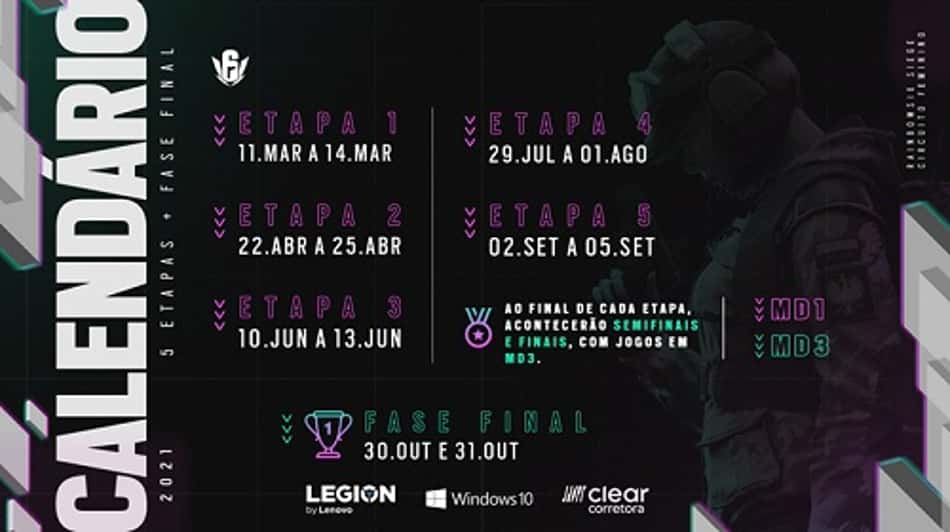 Imagem: Rainbow Six Esports Brasil