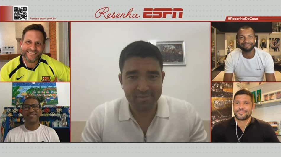 No Resenha ESPN, Deco revela em qual clube que jogou sente que é considerado ídolo