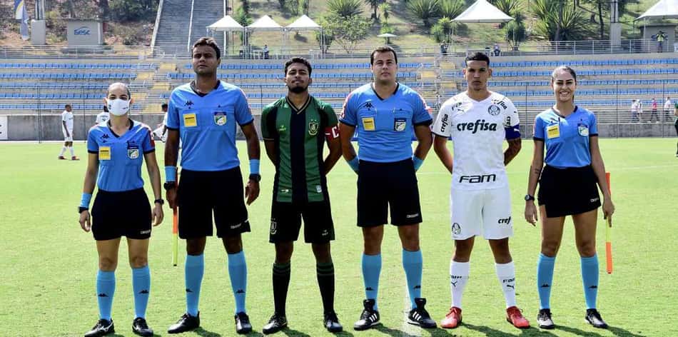 Endrick marca e Palmeiras quebra sequência do América Mineiro no Brasileiro Sub-20