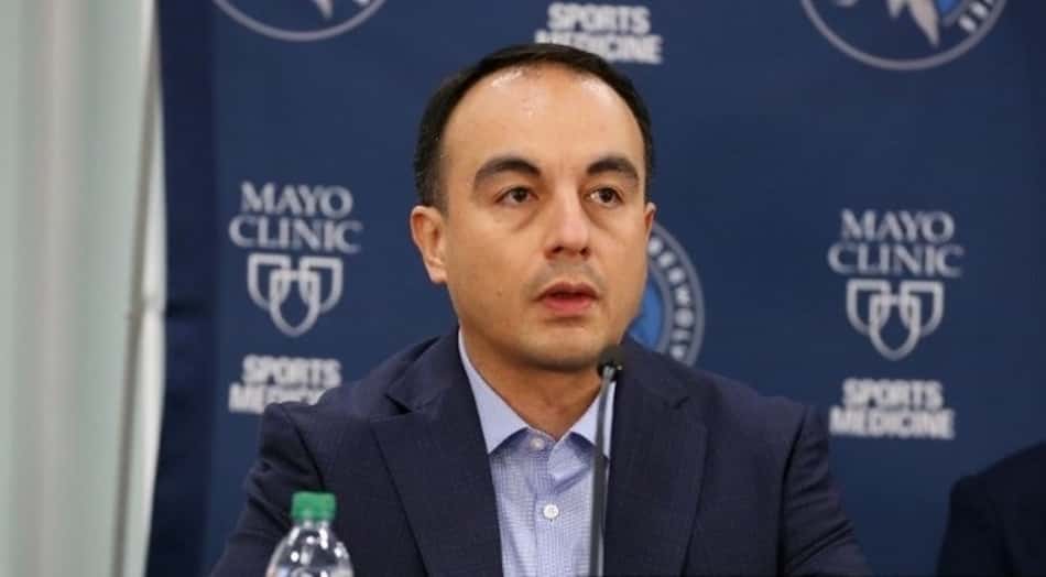 Gersson Rosas não é mais presidente do Timberwolves