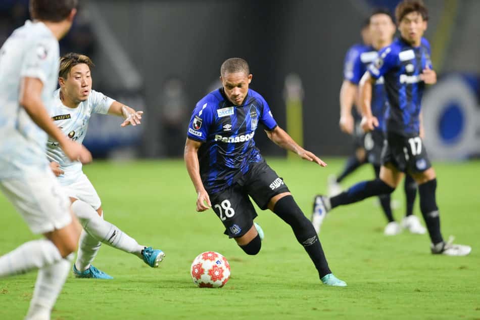 Wellington Silva, ex-Flu, marca em goleada do Gamba Osaka