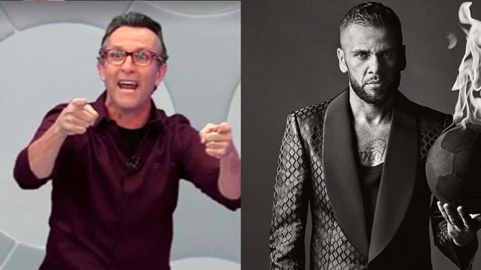Neto detona Daniel Alves, de saída do Barcelona: 'Marcos Rocha e Pikachu jogam muito mais'
