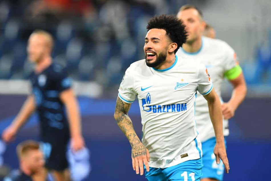 Veja o golaço que Claudinho marcou com a camisa do Zenit em goleada história sobre o Spartak Moscou
