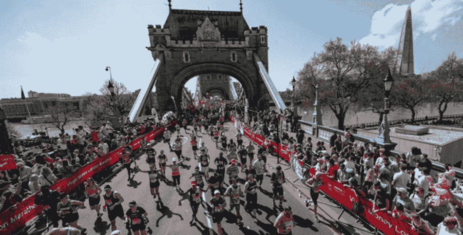 Maratona de Londres acontece neste domingo. (Divulgação)