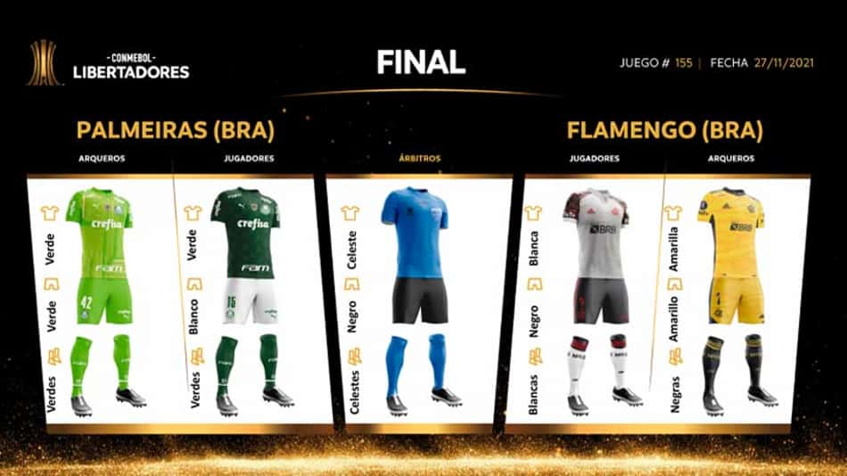 Uniformes Final Libertadores
