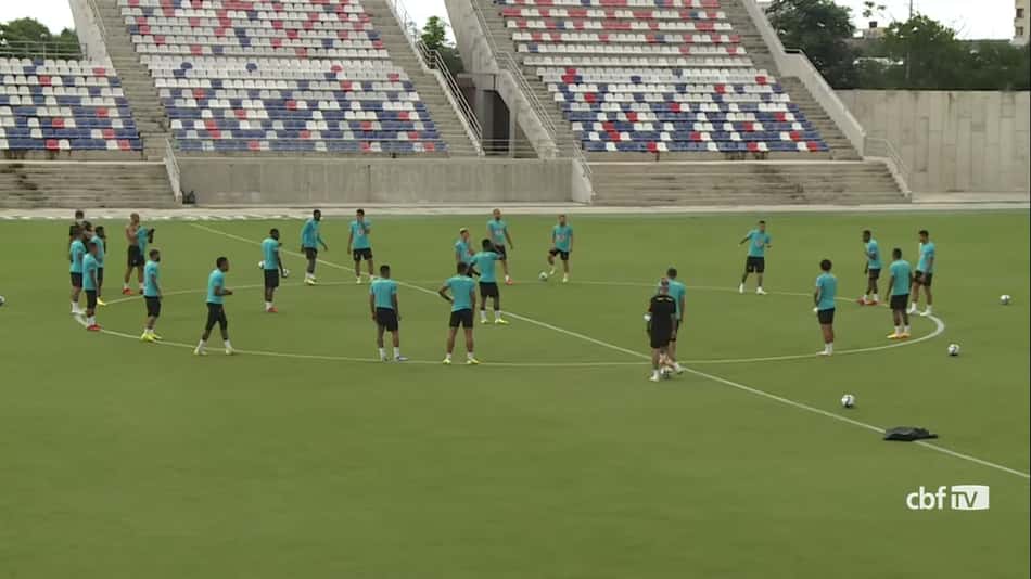 Com mistério, Seleção encerra preparação para enfrentar a Colômbia; veja o provável time