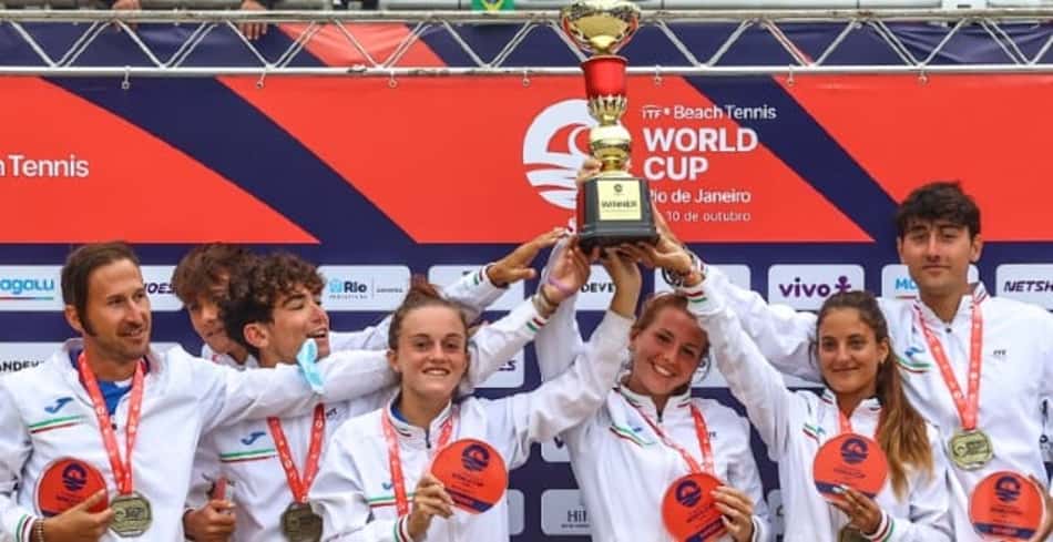 Itália frustra Brasil no juvenil e leva o título da Copa do Mundo de Beach Tennis