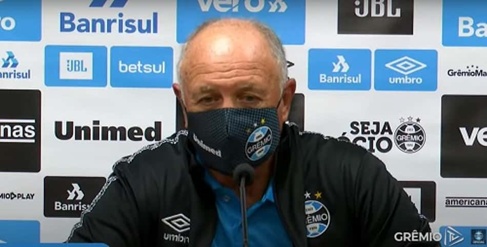 Presidente do Grêmio garante permanência de Felipão, que afirma: 'não vamos nos entregar'