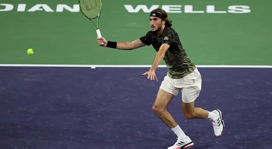 Tsitsipas sofre, mas vira contra De Minaur e faz quartas em Indian Wells