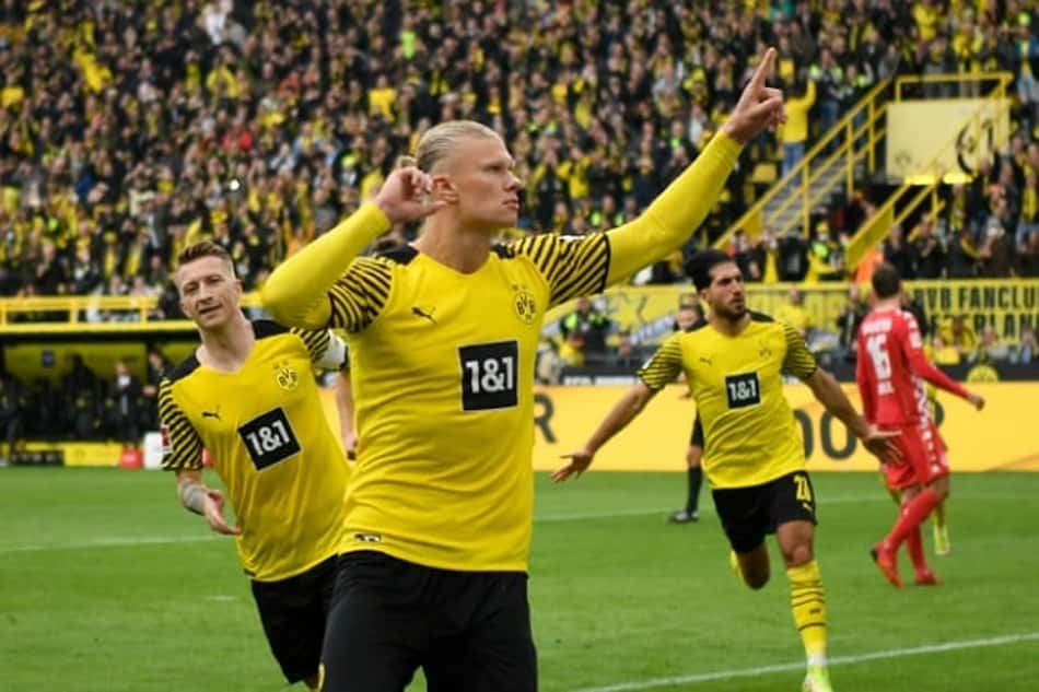 Haaland volta após lesão, marca duas vezes, e Borussia Dortmund vence o Mainz no Alemão