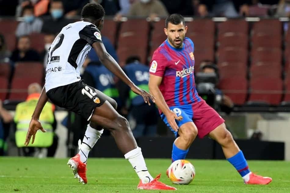 Agüero celebra estreia pelo Barcelona: 'Muito feliz'