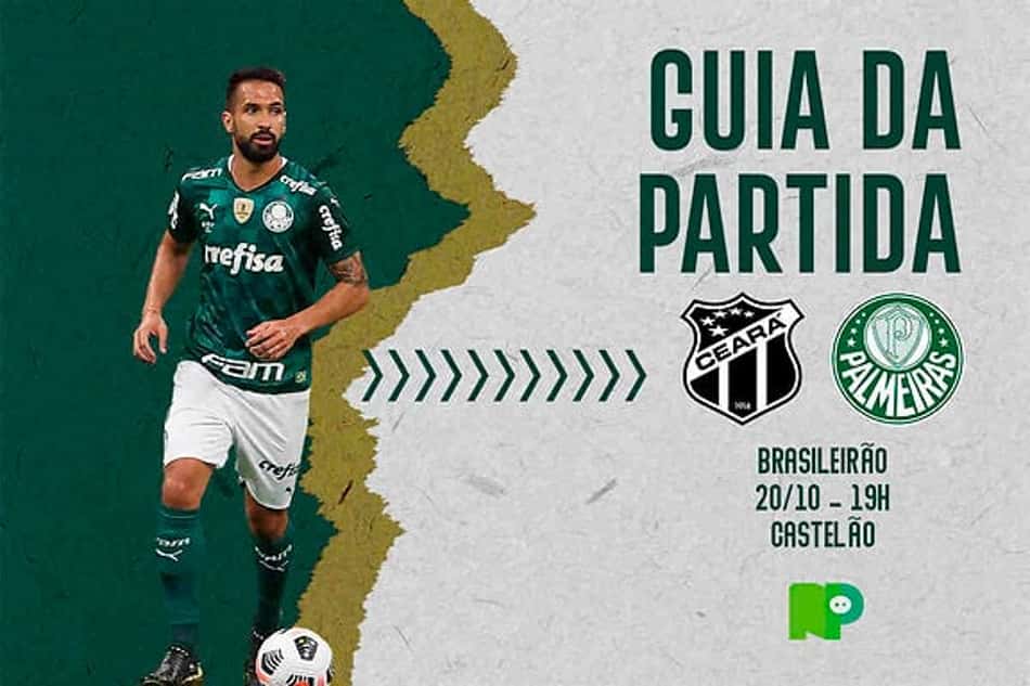 Ceará x Palmeiras: onde assistir ao duelo pelo Brasileirão, arbitragem e escalações