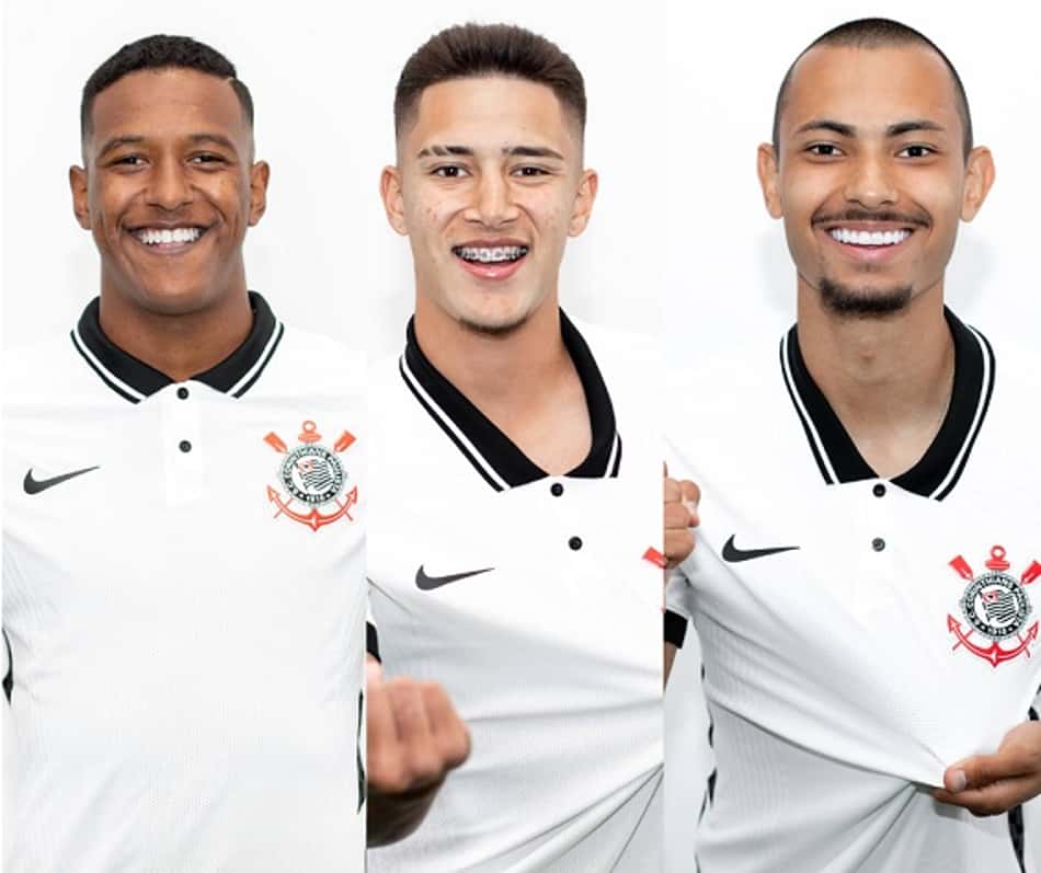 Keven, Lucas Belezi e Robert Renan - Corinthians