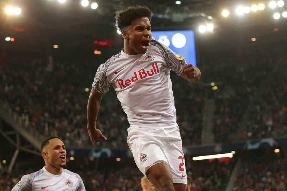 RB Salzburg vence o Wolfsburg e segue na liderança do Grupo G da Champions; Lille e Sevilla empatam