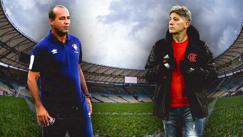 'Autores do mesmo gol' em 1995, Aílton e Renato se reencontram em Fla-Flu, no Maracanã, como rivais