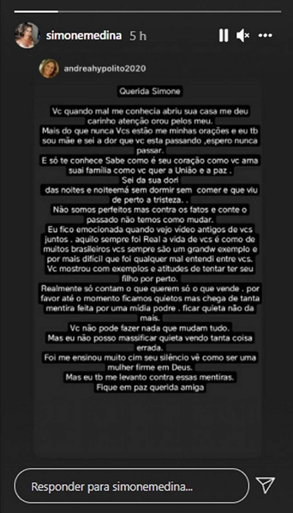 Simone Medina - Gabriel e Yasmin Brunet