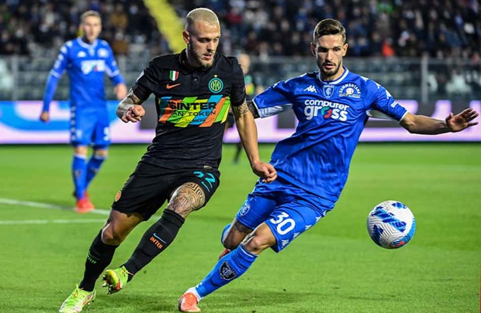 Internazionale vence Empoli e segue em busca da liderança do Italiano