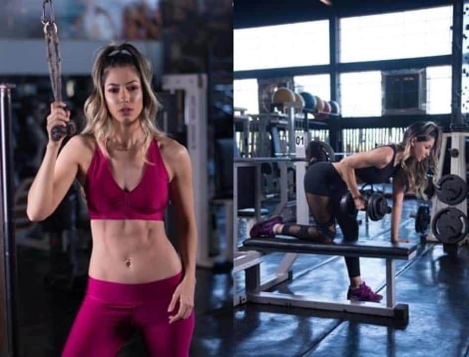 Modelo internacional Aline Tabata revela rotina de cuidados alimentares e exercícios para manter a forma