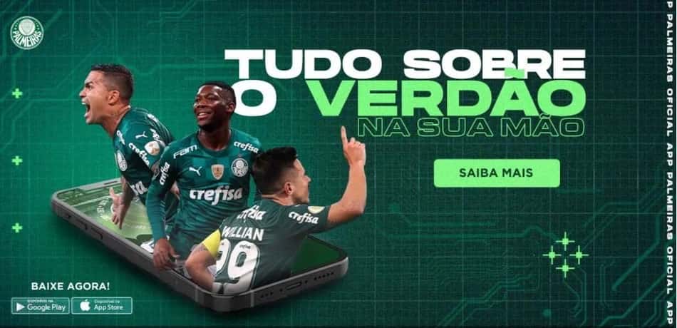Palmeiras lança novo aplicativo oficial