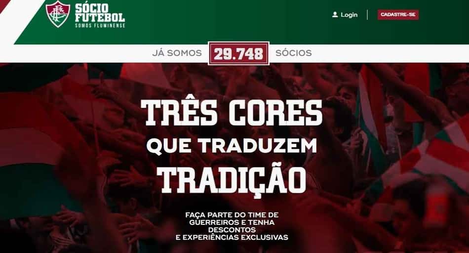 Fluminense lança plataforma para sócios; novos planos vão ser lançados até o fim do ano