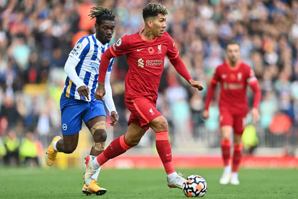 Em jogo disputado, Liverpool abre dois de vantagem, mas Brighton busca o empate na Premier League