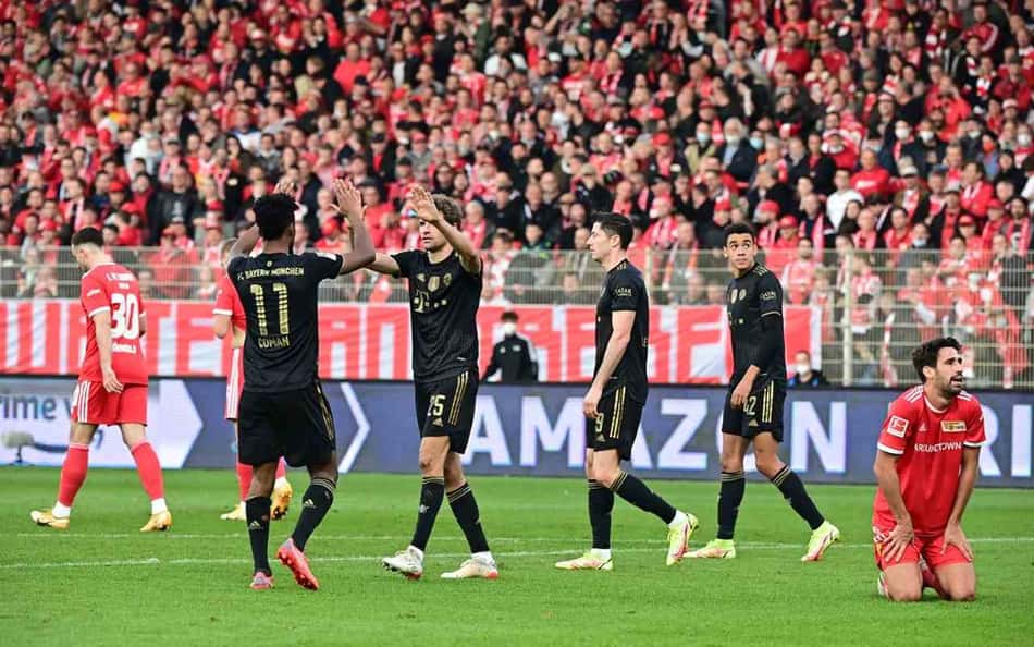 Após vexame na Copa da Alemanha, Bayern se recupera na Bundesliga com goleada sobre o Union Berlin